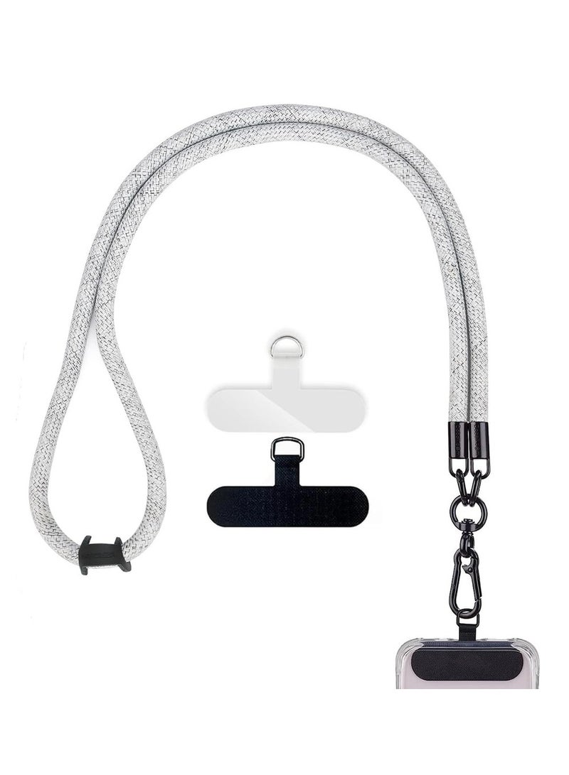Generic Mobile Phone Lanyard Crossbody Lanyard 2 Phone Patch 120CM Compatible With Most Smartphones (Not Including Phone Case)  - Image 1