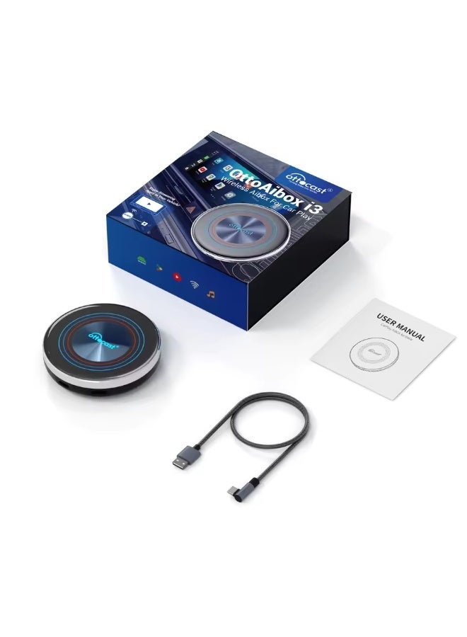 أوتوكاست أوتو كاست OttoAiBox i3 بنظام أندرويد 13، صندوق ذكي بتقنية الذكاء الاصطناعي، يدعم CarPlay اللاسلكي، صندوق تلفزيون السيارة، يدعم Spotify وNetflix وGoogle، ملحقات سيارات BMW X3 وX5 - Image 5