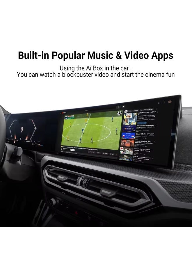 أوتوكاست أوتو كاست OttoAiBox i3 بنظام أندرويد 13، صندوق ذكي بتقنية الذكاء الاصطناعي، يدعم CarPlay اللاسلكي، صندوق تلفزيون السيارة، يدعم Spotify وNetflix وGoogle، ملحقات سيارات BMW X3 وX5 - Image 4