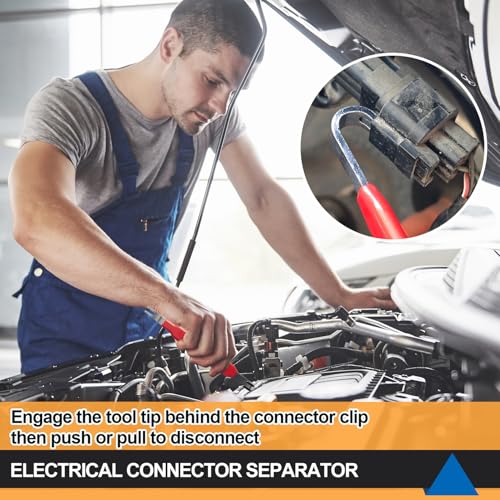 WAMEIJU 2 Pcs Automotive Electrical Terminal Connector Separator Removal Tool, Plug Connector Disconnect Tool, Universal Electrical Tools for Cars - Image 5