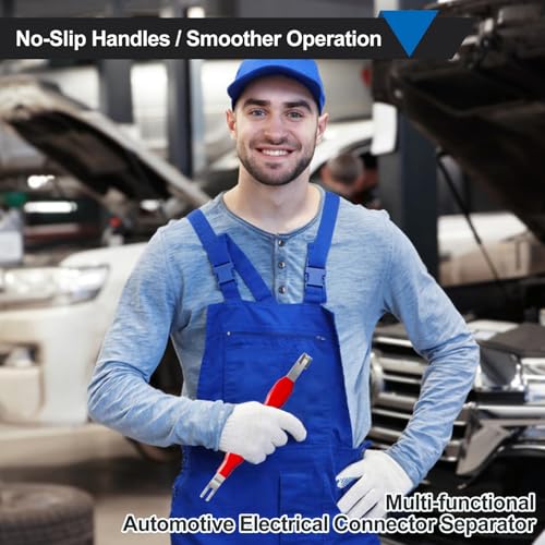 WAMEIJU 2 Pcs Automotive Electrical Terminal Connector Separator Removal Tool, Plug Connector Disconnect Tool, Universal Electrical Tools for Cars - Image 4