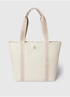 Tommy Hilfiger Plus Tommy Hilfiger Shopper with label details  - Image 1