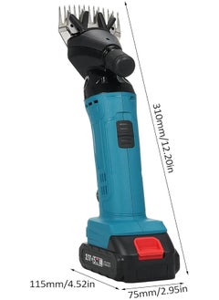 erorex Electric Sheep Shears 500W 2400Rpm Professional Shearing Clipper 21V With 6 Speed For Shaving Fur Wool In Sheep Cattle And Other Farm Livestock With Lithium Batteries  - Image 2