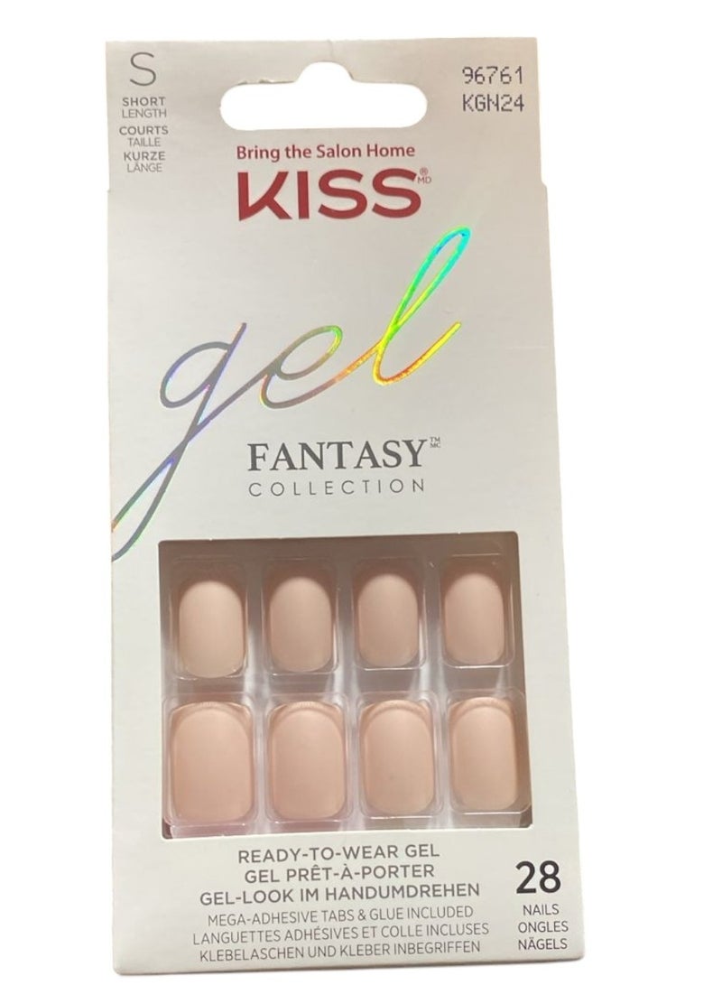 KISS Gel Fantasy Collection 28Nails KGN24C Size S