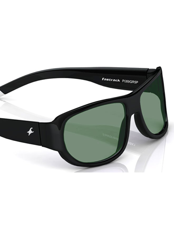فاستراك نظارة شمسية عصرية بإطار ملتف طراز P089GR5P رجال - Image 4
