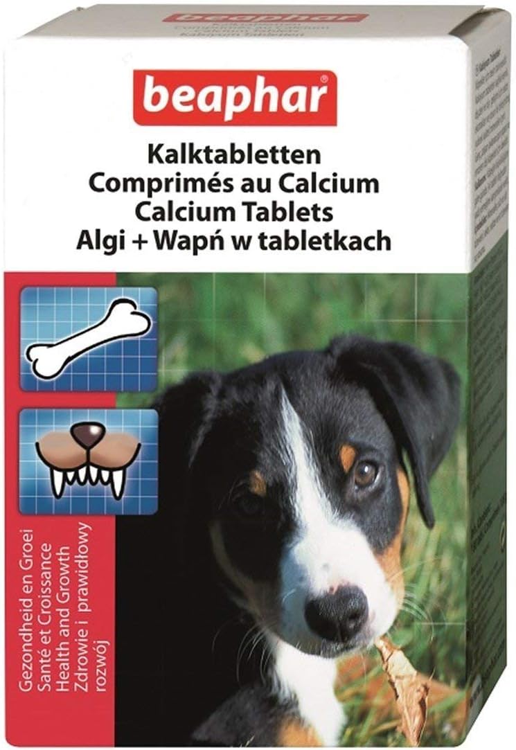Beaphar Calcium Tablets for Dogs - 180 Tablets - Image 1