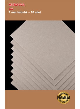 Zem Zem A4 Thick Hard Cardboard 1 mm 10's  - Image 3