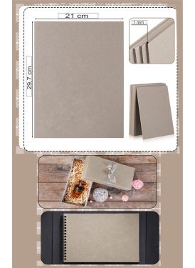 Zem Zem A4 Thick Hard Cardboard 1 mm 10's  - Image 2