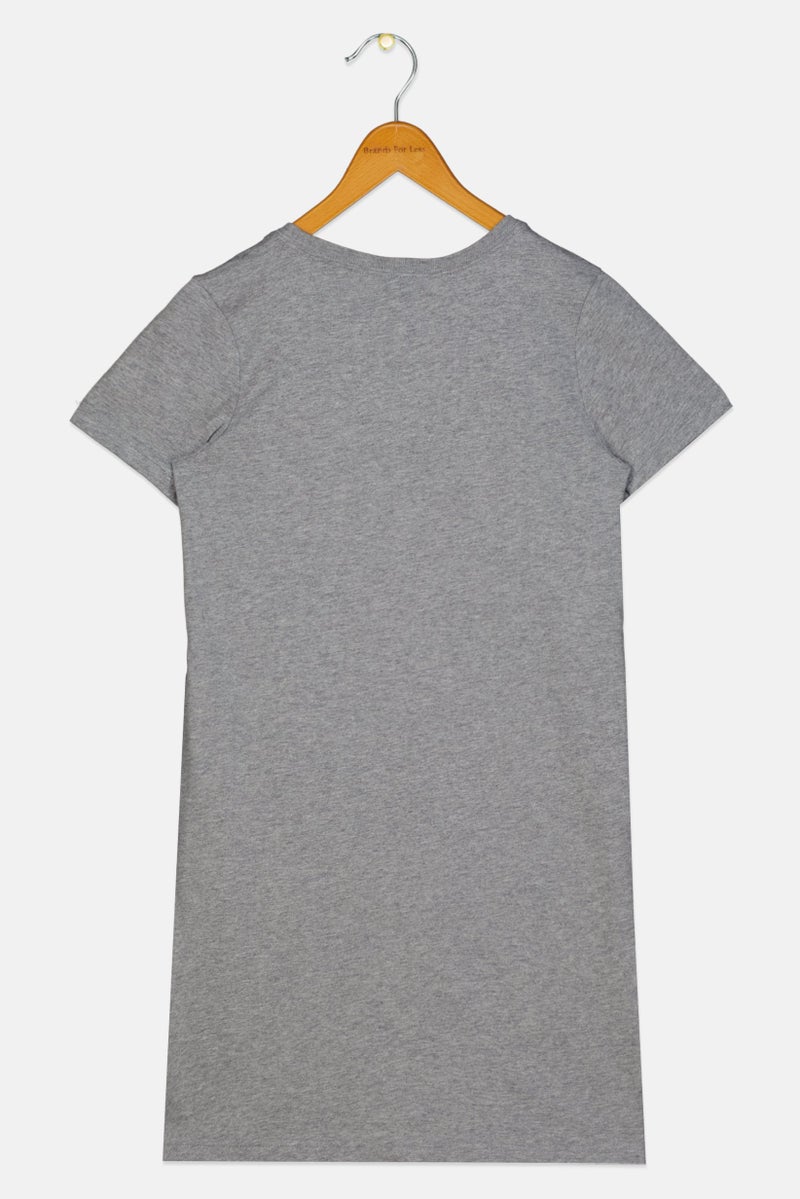 Nike Kids Girl Sportswear Fit Outdoor Dress, Grey - Image 2