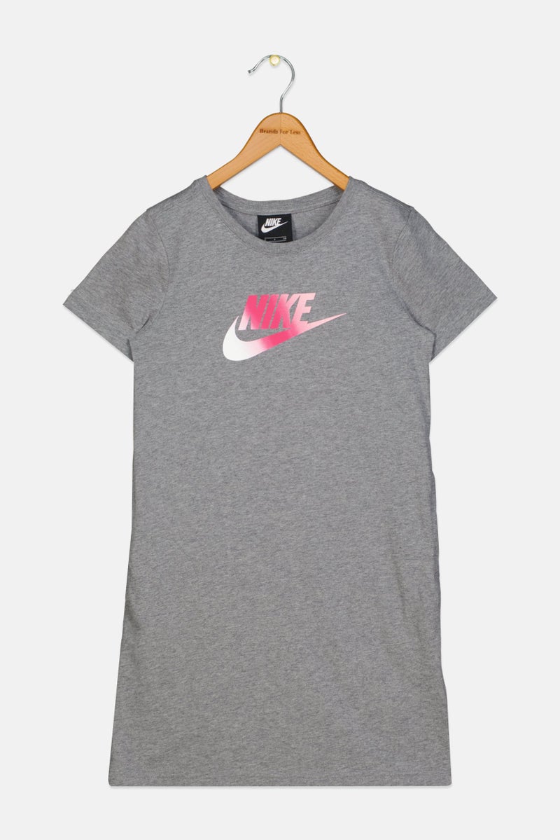 Nike Kids Girl Sportswear Fit Outdoor Dress, Grey - Image 1
