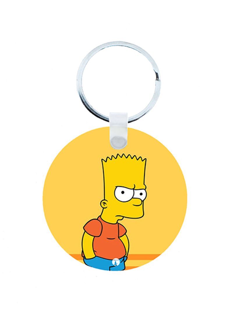 RKN Simpsons Wooden Keychain