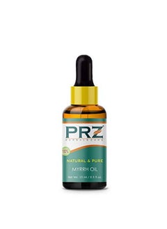 PRZ Myrrh Essential Oil (15ML) Pure l Aromatherapy & Therapeutic Grade Oil For Skin Care & Hair Care  - Image 4