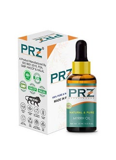 PRZ Myrrh Essential Oil (15ML) Pure l Aromatherapy & Therapeutic Grade Oil For Skin Care & Hair Care  - Image 3