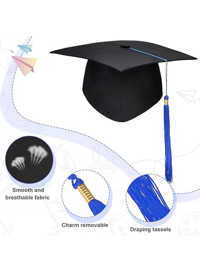 Graduation Cap with Tassel for High School and College Plastics Grad Graduation Cap Adjustable Unisex Adult Graduation Cap Topper Plastics Board Graduation Ceremony Hat Graduation Party Ceremony - Image 2