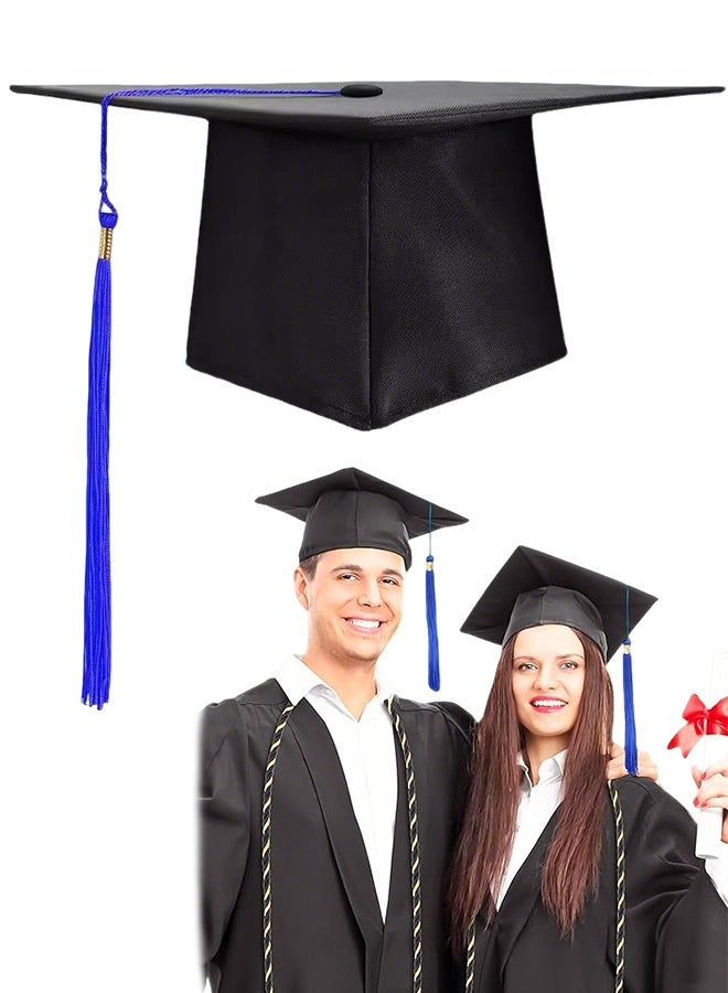 Graduation Cap with Tassel for High School and College Plastics Grad Graduation Cap Adjustable Unisex Adult Graduation Cap Topper Plastics Board Graduation Ceremony Hat Graduation Party Ceremony - Image 1