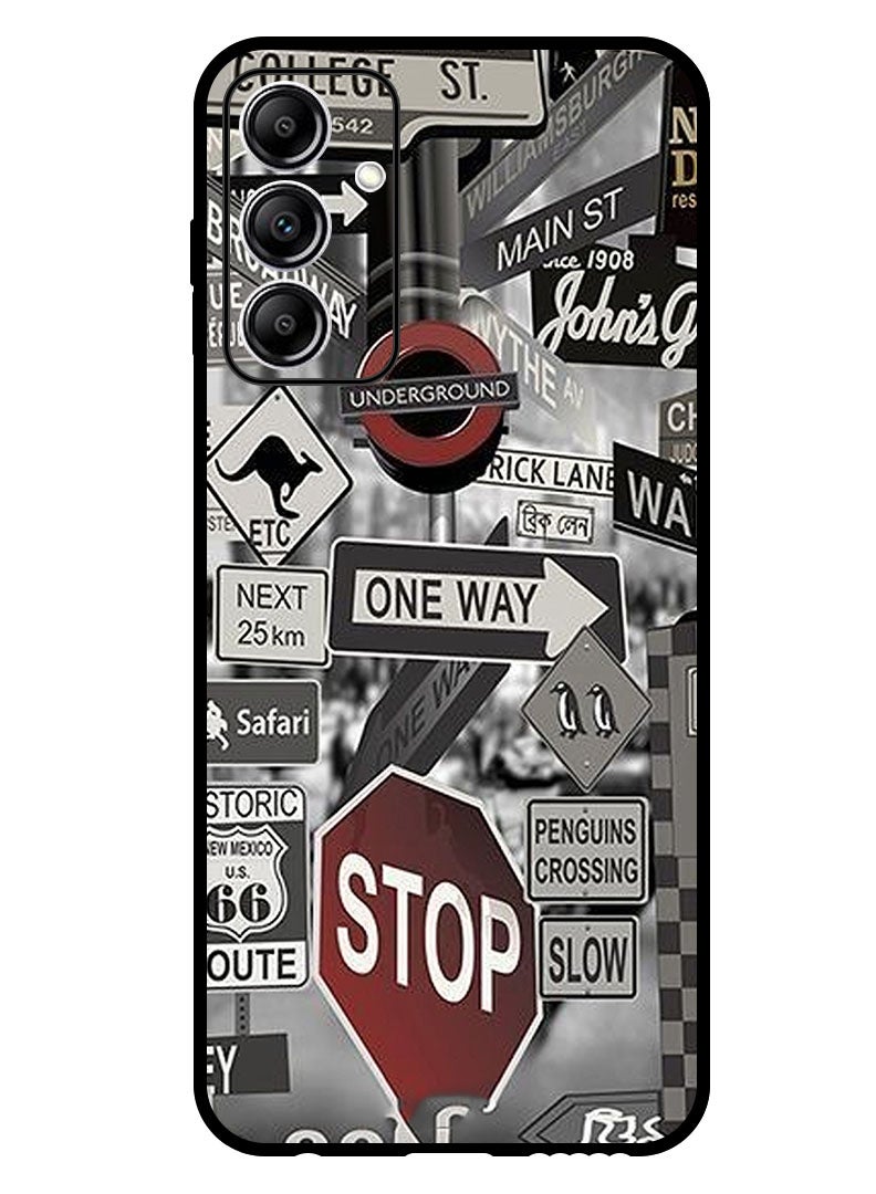 Theodor Protective Case Anti Scratch Shock Proof Bumper Cover For Samsung Galaxy A55 singler tag - Image 1