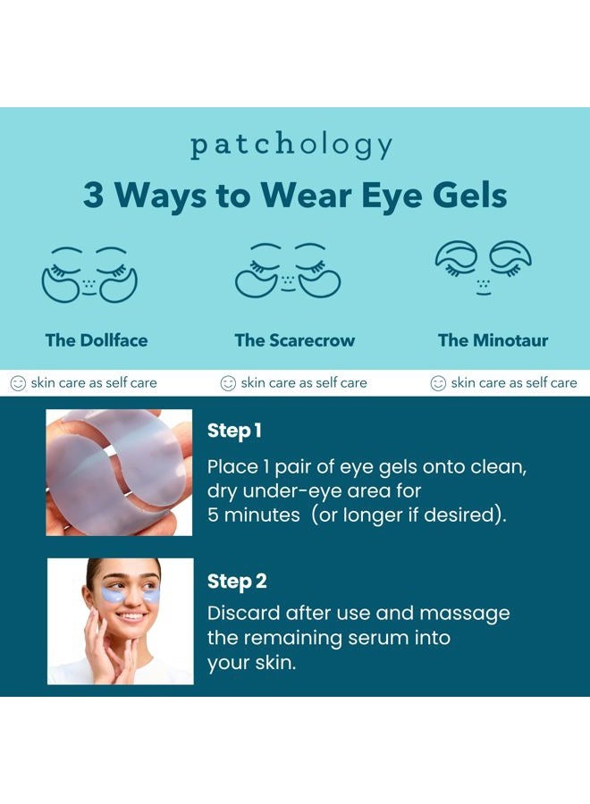 Patchology Bridal Shower Gift Box – Something Blue Cooling Under Eye Patches for Brides & Bridesmaids, Depuffing & Firming Gel Masks with Peptides & Bakuchiol – Wedding Skincare Gift Set - Image 5