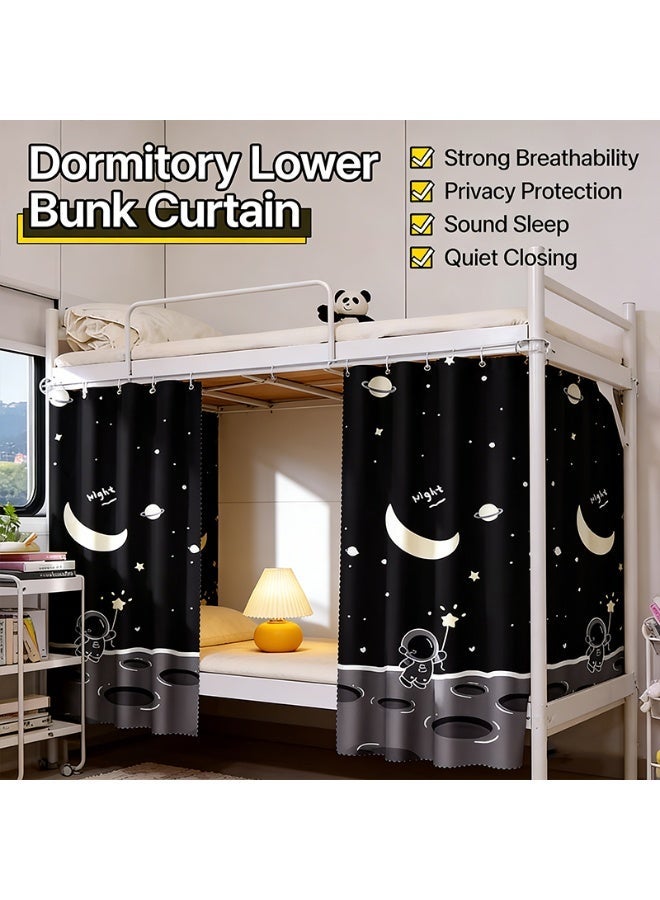 OHTEX HOME 1 PIECE Single Bed Curtain 100% Blackout | Dorm Bunk Bed Canopy for Students | Breathable Dustproof Shading Net - Image 4