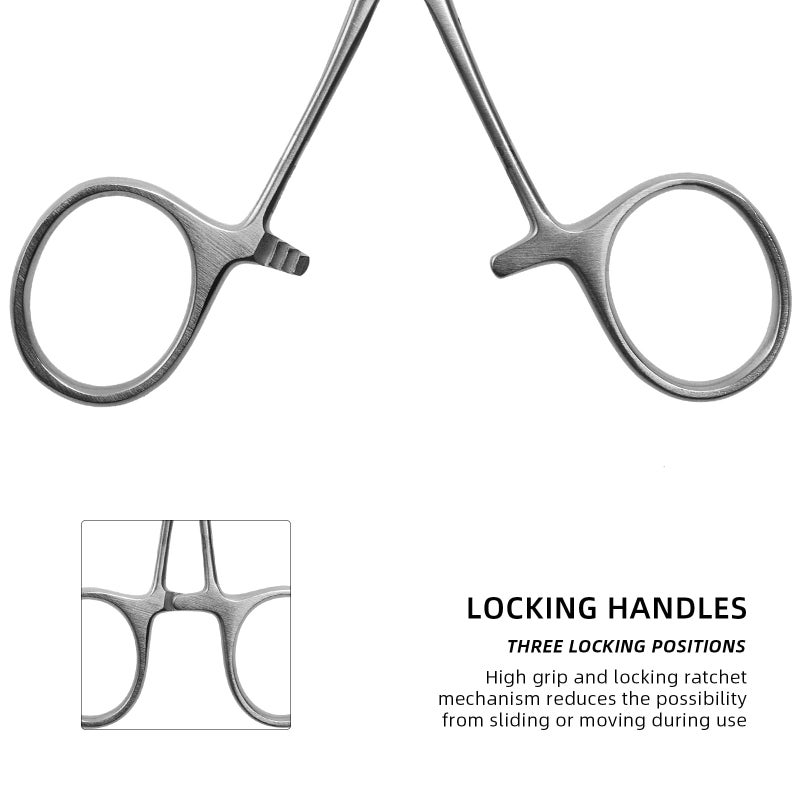 SF 6.3inch Fishing Hook Remover Fly Fishing Forceps Hemostats Straight Stainless Steel Silver Fishing Pliers 1Pcs - Image 5