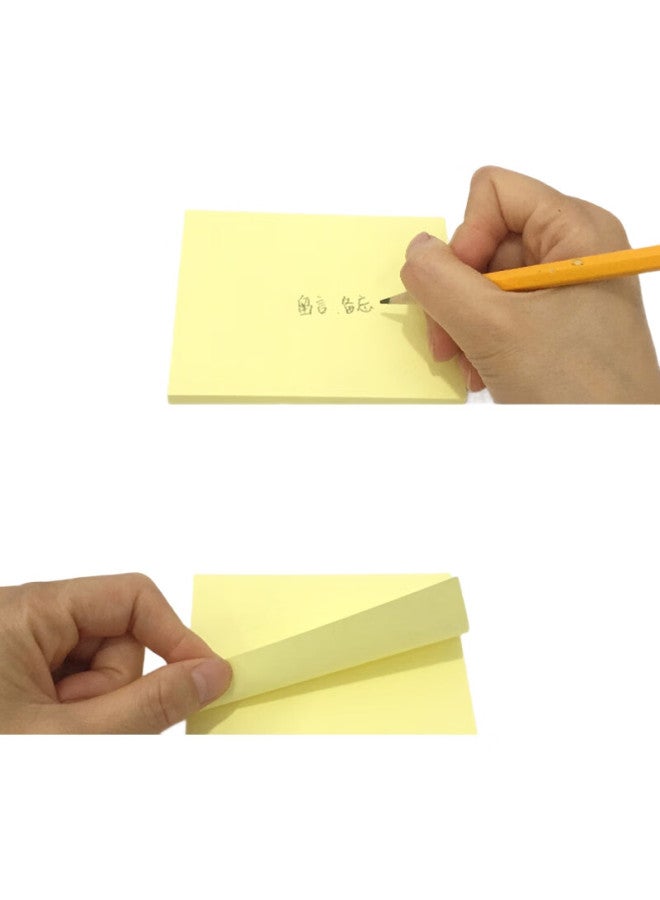 Stickn (Stickn) 200 Sheets 5 Colors Fluorescent Sticky Notes 76*76Mm Memo Pad Self-Adhesive Message Book 33007 - Image 1