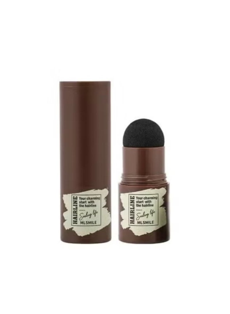 بودرة تحديد خط الشعر، ختم الحواجب، مجموعة إخفاء العيوب، مقاومة للماء، لون طبيعي، بودرة الحواجب، عبوة بودرة خط الشعر، بني غامق، 1 جرام لكل عصا. - Image 2