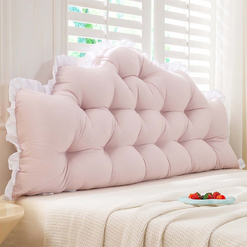 Decorative Pillow for Bed Cushion - PP Cotton Filled, Solid Pattern - Image 1