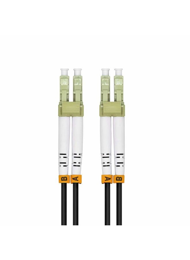 Jeirdus 150M LC to LC 10G OM3 Outdoor Armored Duplex 50/125 Fiber Optic Cable Jumper Optical Patch Cord Multimode 150Meters 492ft LC-LC - Image 1