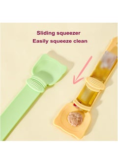 KASTWAVE Cat Strip Happy Spoon, Cat Wet Treat Squeeze Spoon, Cat Strip Feeder Spoon, Cat Bar Squeezer, Cat Treat Feeding Spoon For Lickable Wet Cat Treats Liquid Snack Feeding (3pcs)  - Image 3