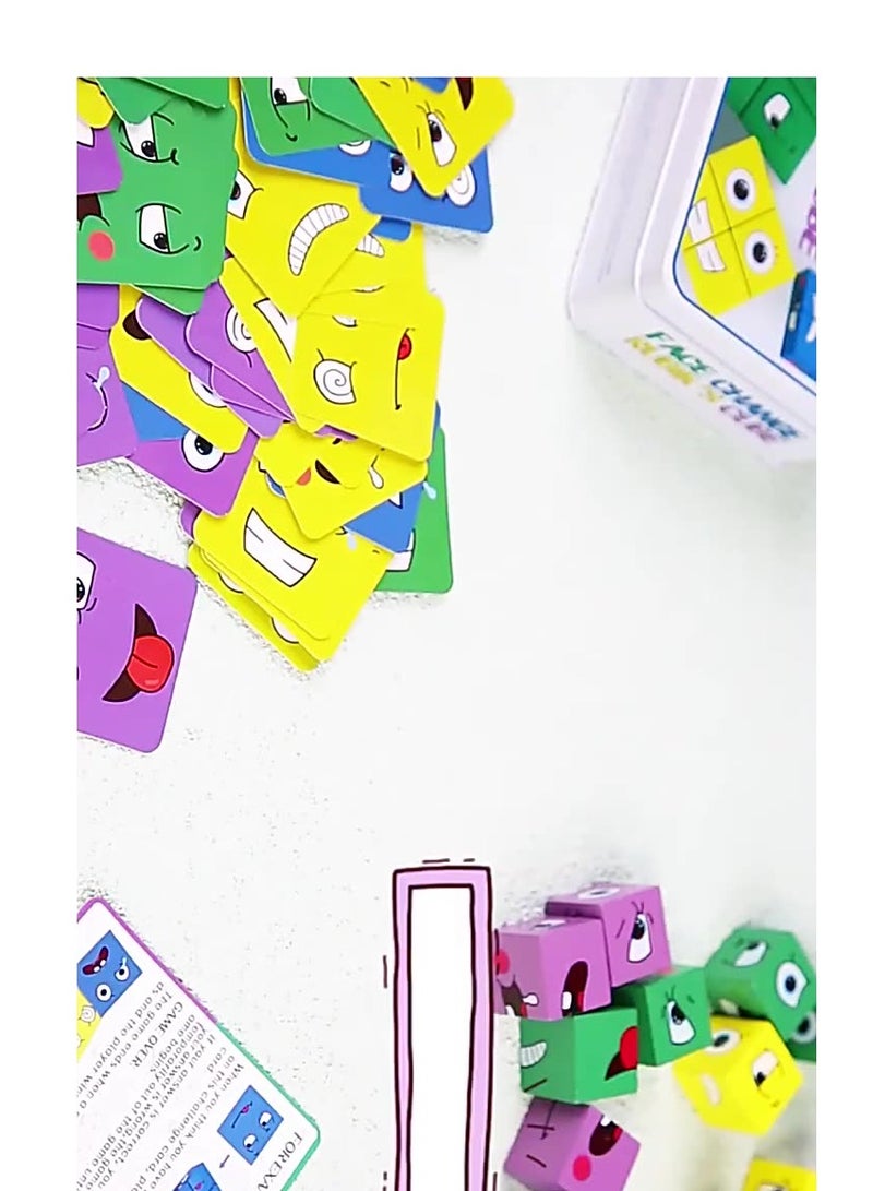 Iron Box Face-Changing Cube Blocks - Wooden Puzzle Toy for Kids  Parents, Challenge Game - Image 2
