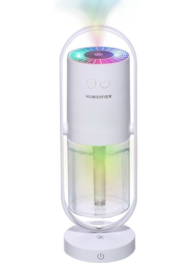 NIBEMINENT Rotatable Mini Humidifier White 22x7.2x7.2cm - Image 1
