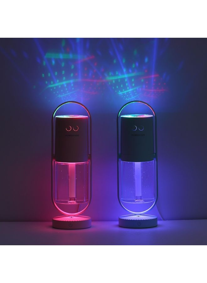 NIBEMINENT Rotatable Mini Humidifier White 22x7.2x7.2cm - Image 3