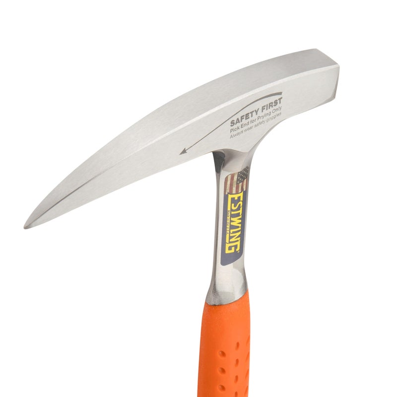 ESTWING Rock Pick - 22 Oz Geology Hammer with Pointed Tip & Shock Reduction Grip - EO-22P - Image 3