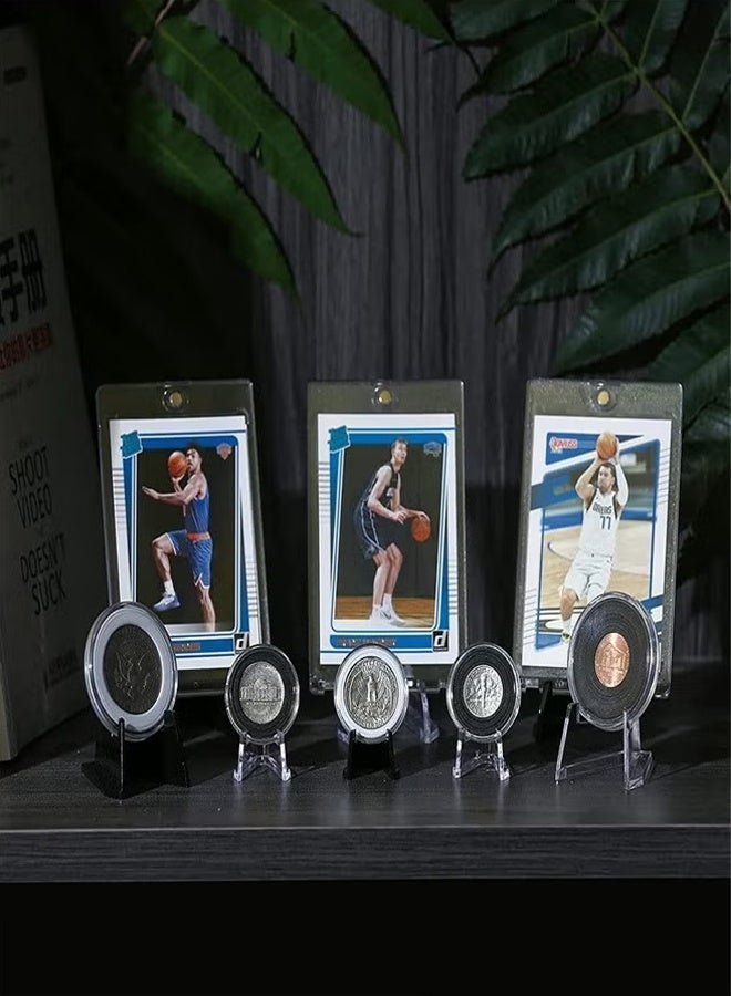 Acrylic Easel Stands 12 Pack Display Clear Mini Holder for Pictures, Photo and Artworks  - Image 3