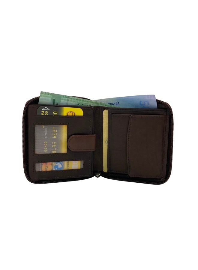LAVERI LEATHER Fullzip leather mens Wallet #644CZ - Image 3