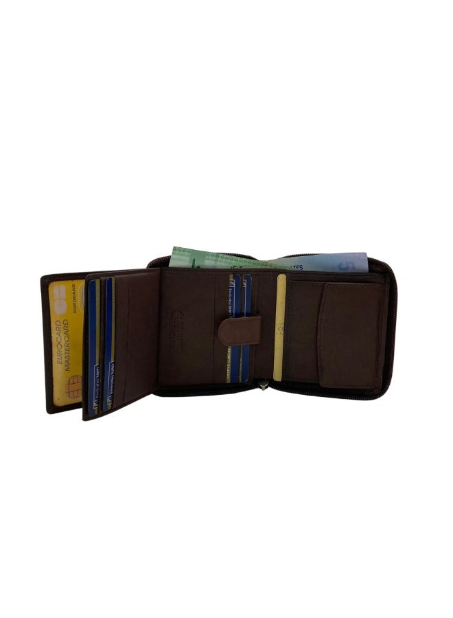 LAVERI LEATHER Fullzip leather mens Wallet #644CZ - Image 4