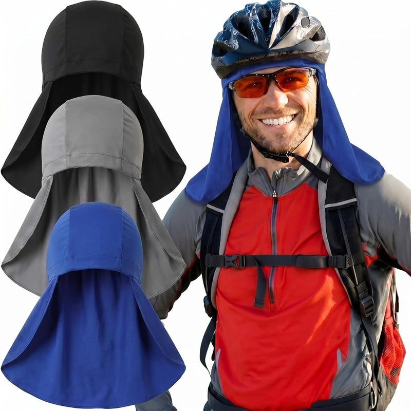 Summer Helmet Liner Cap with Neck Cover, Sweat-Absorbing and Sun-Protective for Cycling, Running, and Outdoor Sports - Image 4