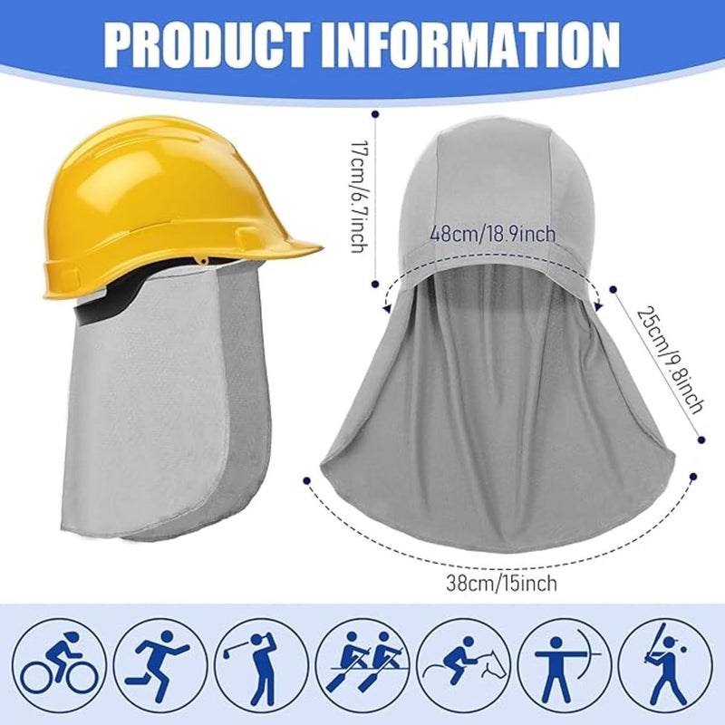 Summer Helmet Liner Cap with Neck Cover, Sweat-Absorbing and Sun-Protective for Cycling, Running, and Outdoor Sports - Image 1
