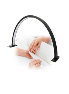 Sumkyle Foldable Half Moon Nail Desk Lamp,Lash Light Led Nail Tech Lamp for Desk,Half Moon Light,Estheticians Table Lamp for Lash Eyelash Extension Black  - Image 2