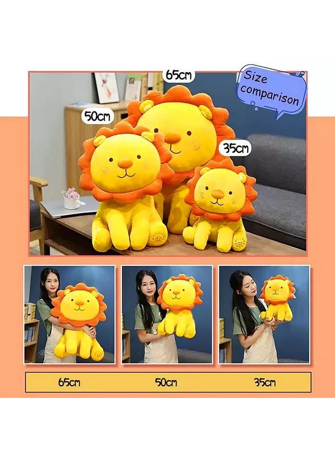 CLICK4DEAL - CLICK4DEAL Soft Toys Lion Animal Soft Toy for Boys/Girl (35cm) - Image 1