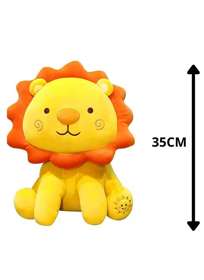 CLICK4DEAL - CLICK4DEAL Soft Toys Lion Animal Soft Toy for Boys/Girl (35cm) - Image 1