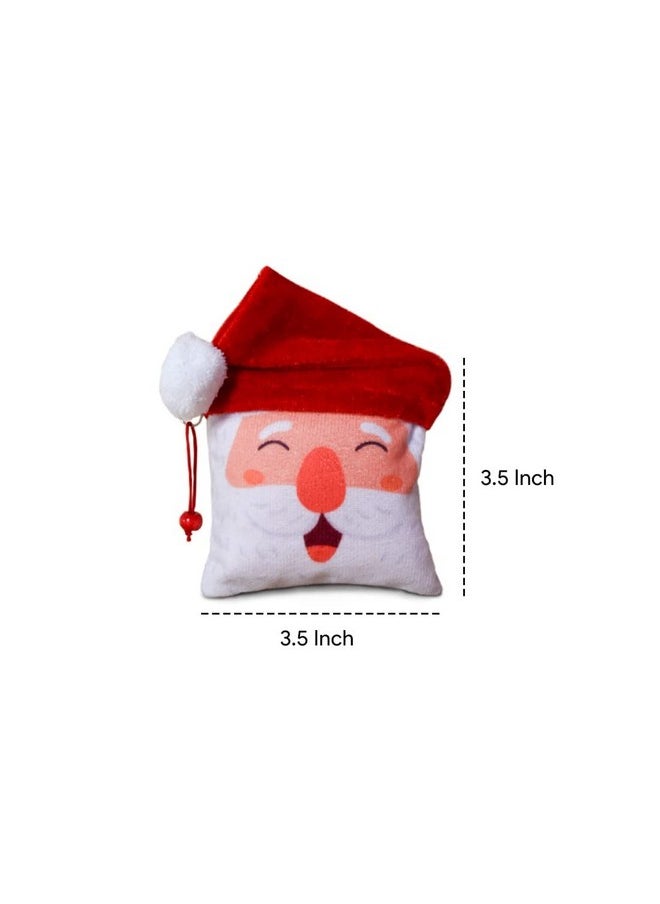 Indigifts Indigifts Christmas Gift Box for Decoration Reversible Santa Soft Toy Set of 8, Soft Toy for Kids, Soft Toys for Boys, Xmas Gift Hamper, Secret Santa Gifts for Men, Secret Santa Gifts Ideas  - Image 4