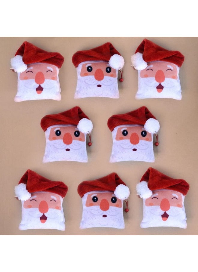 Indigifts Indigifts Christmas Gift Box for Decoration Reversible Santa Soft Toy Set of 8, Soft Toy for Kids, Soft Toys for Boys, Xmas Gift Hamper, Secret Santa Gifts for Men, Secret Santa Gifts Ideas  - Image 2