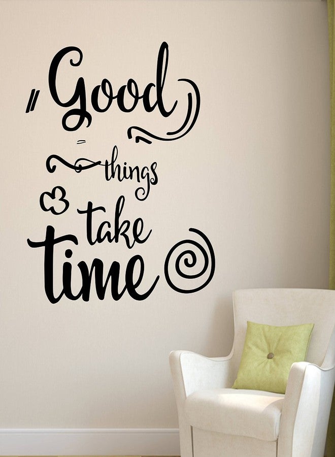 LANS WALLSTICKY Good Things TAKE TIME Sticker - Image 1