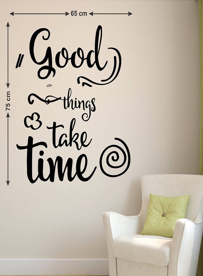 LANS WALLSTICKY Good Things TAKE TIME Sticker - Image 2