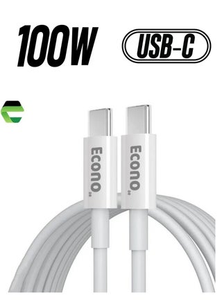 كابل USB-C إلى USB-C كابل شحن سريع من نوع PD، كابل 3A من النوع C إلى النوع C، 5A/20V/100W - pzsku/ZECFE22A17CB1DB41BB79Z/45/_/1738234267/47d5a625-4c46-4652-a391-65876dcafe1f