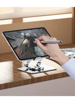 Generic 360° Rotating Aluminum Tablet Stand - Adjustable & Portable  - Image 1