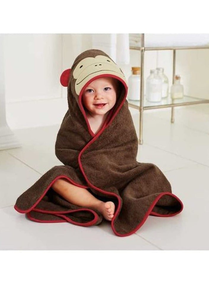 Soft Cotton Hooded Baby Towel for Newborn, Hypoallergenic Bath Set Baby Bath Time Bundle Infant Bathing Accessories Plush Hooded Baby Towel Cozy Baby Bathtub Washcloth Towel for Toddler Infant Bath - Image 1