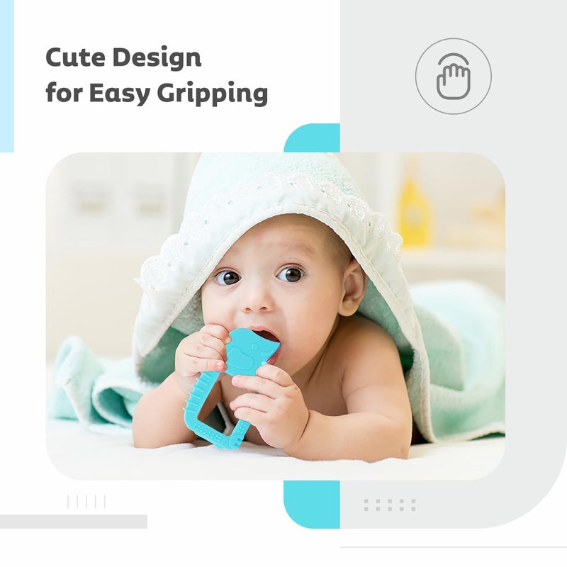 R for Rabbit Tiny Bites Safari Silicone Teether Set - Image 3