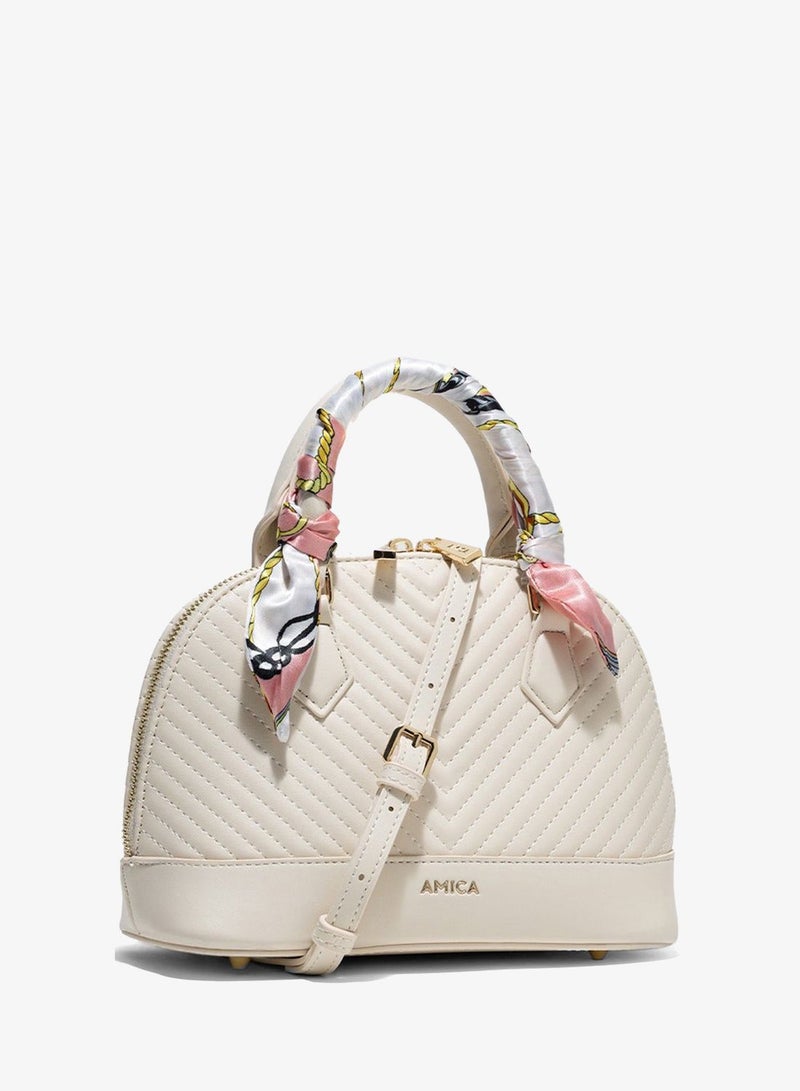 AMICA Junes Crossbody Bag - Ivory - Image 2