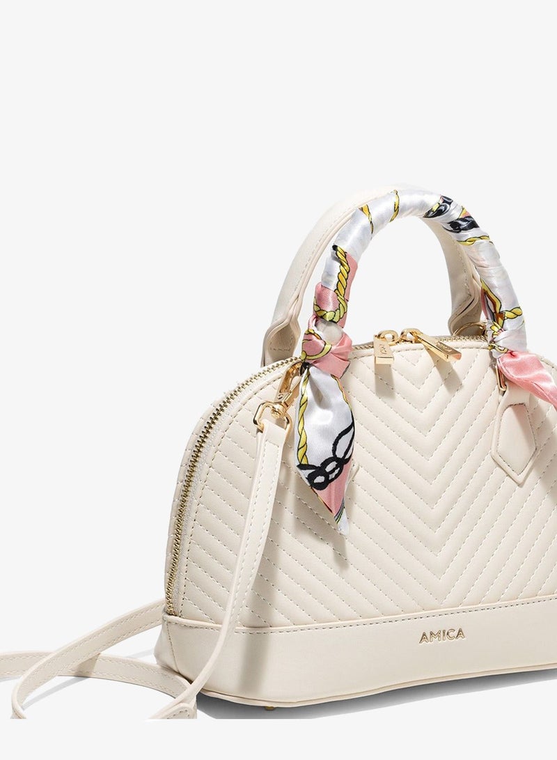 AMICA Junes Crossbody Bag - Ivory - Image 5